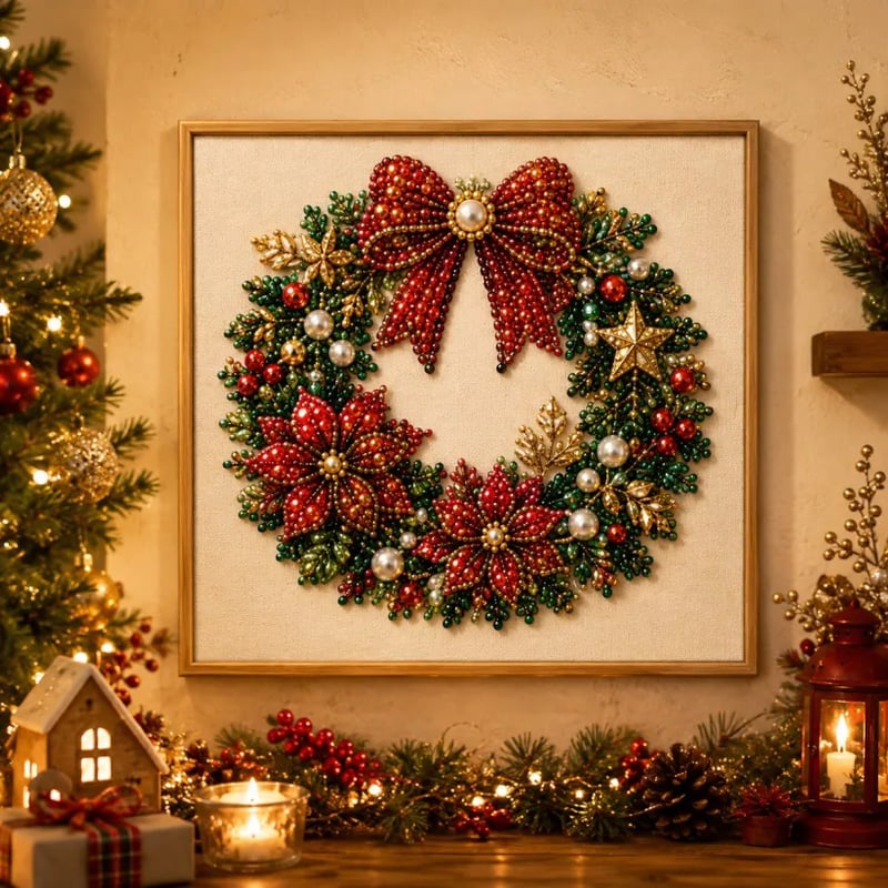 ✨ Anomasu® 3D Christmas Pearl Craft Kit – Relaxing DIY Holiday Art