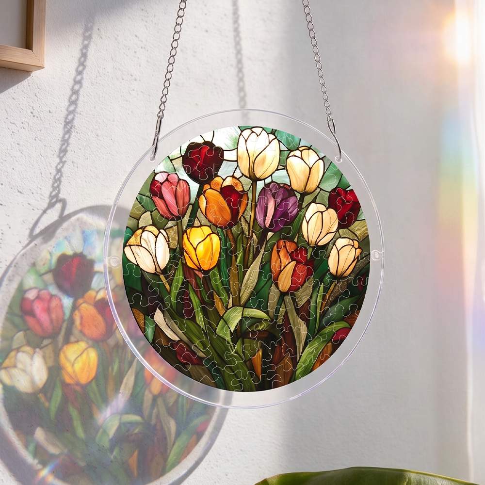💐Anomasu® Acrylic Jigsaw Puzzle Suncatcher☀️