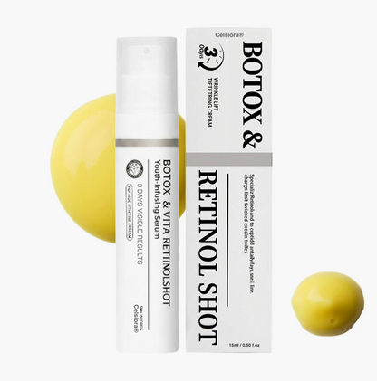 ⭐️Botox & Retinol Shot - Eraser for Deep Wrinkles, Sagging Jowls & Puffy Eyes
